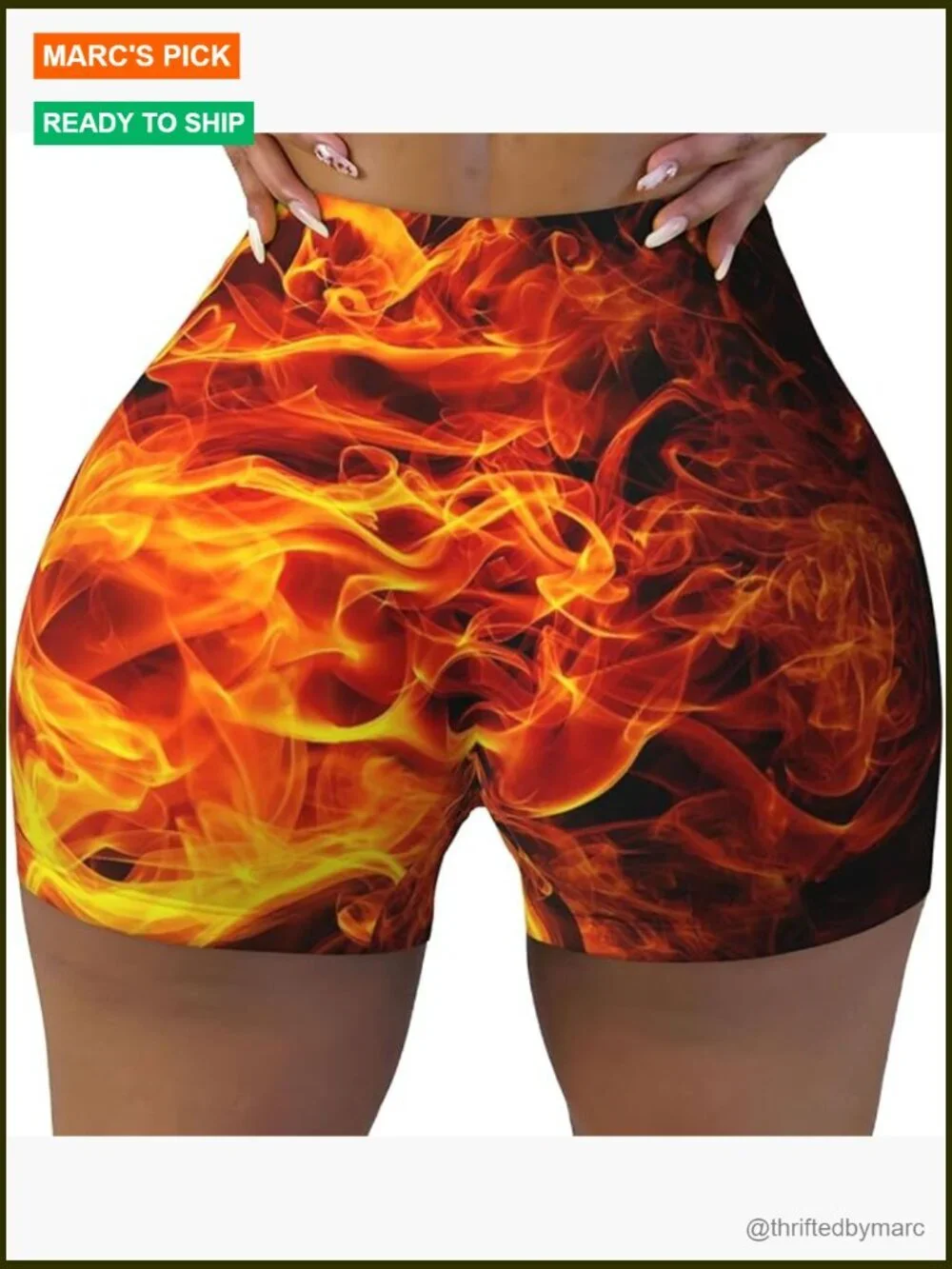 High Waist Biker Shorts Womens Workout Yoga Gym Active Athletic Running 4 Way